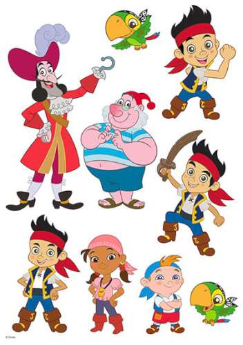 Jake and The Neverland Pirates Edible Icing Character Sheet - Click Image to Close